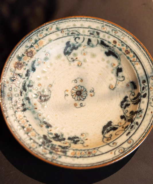 Scrollwork Tea Tray – Jingdezhen Rustic Wabi-Sabi Luxury Dinnerware